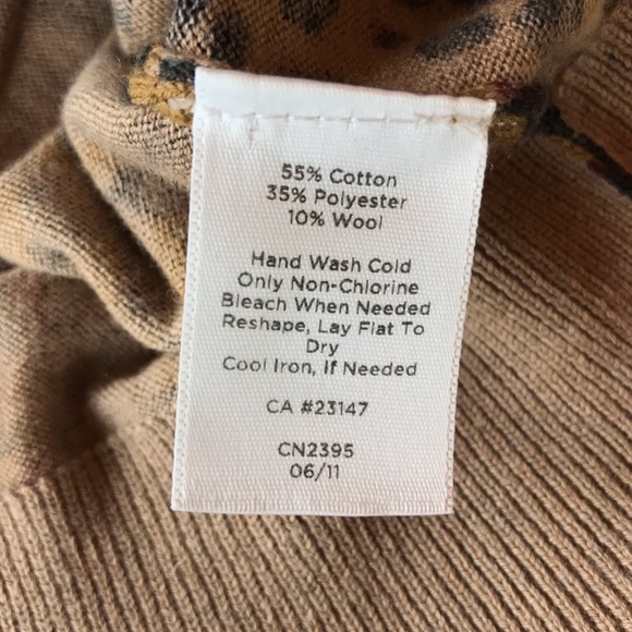 Talbots | Animal Print Cardigan - Picture 4 of 5